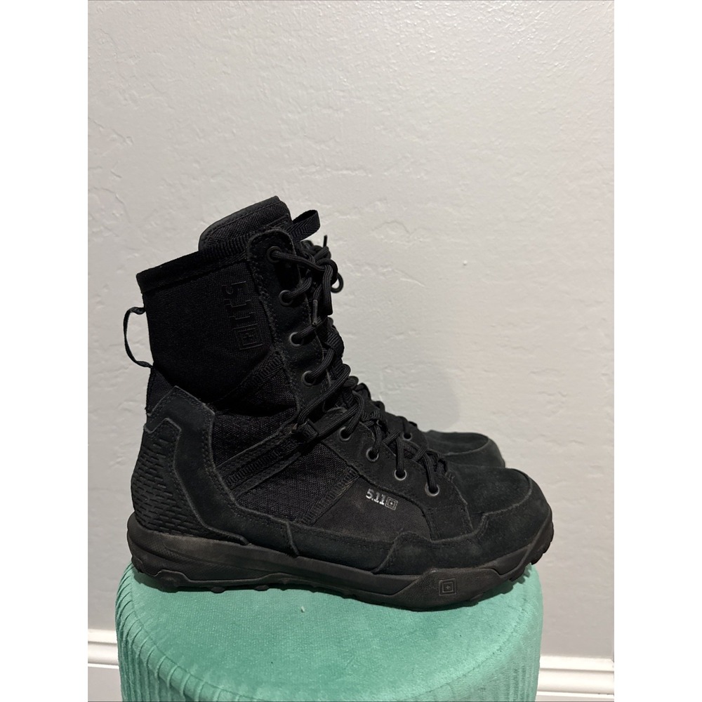 5.11 Tactical A/T 8 in Non-Zip Boots Mens 9 Black 12422 Tactical Boots